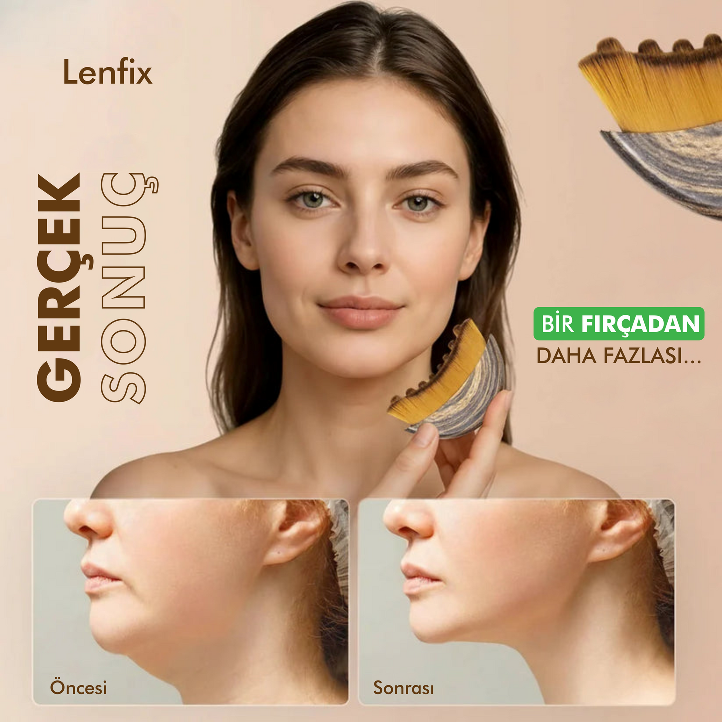 Lenfatik Kontur Yüz Fırçası